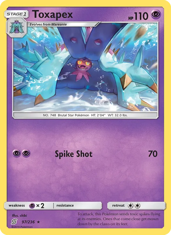 Toxapex card
