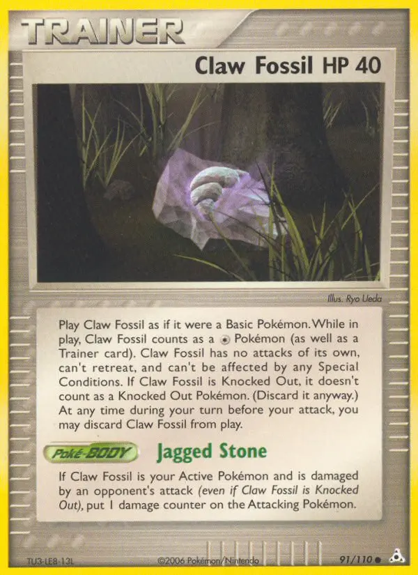 Claw Fossil card