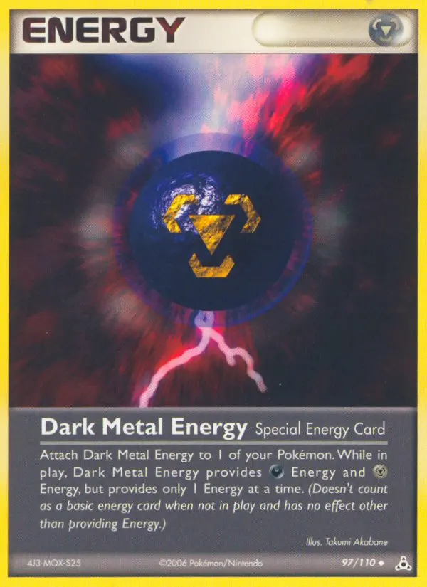 Dark Metal Energy card