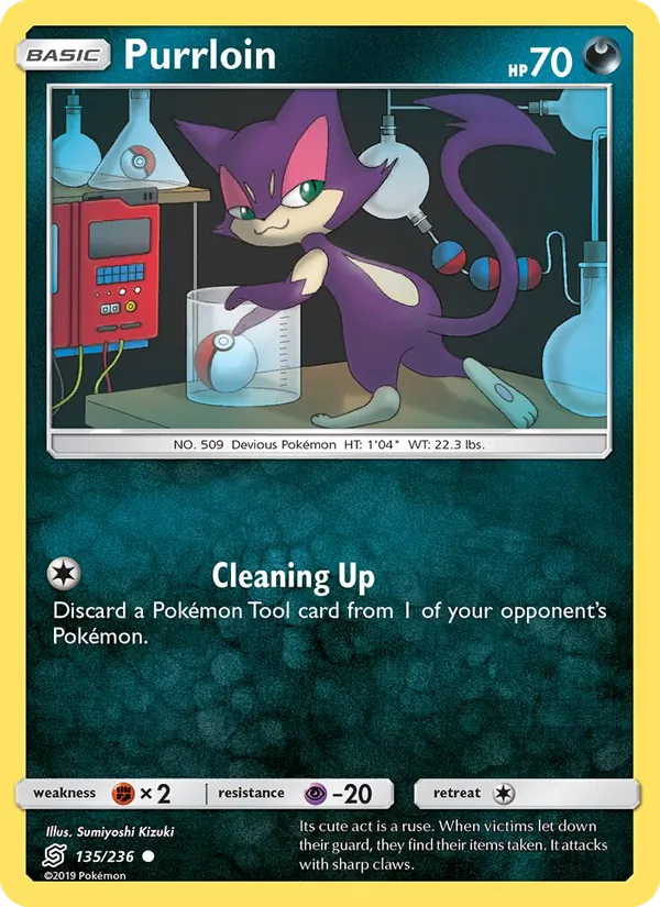 Purrloin card