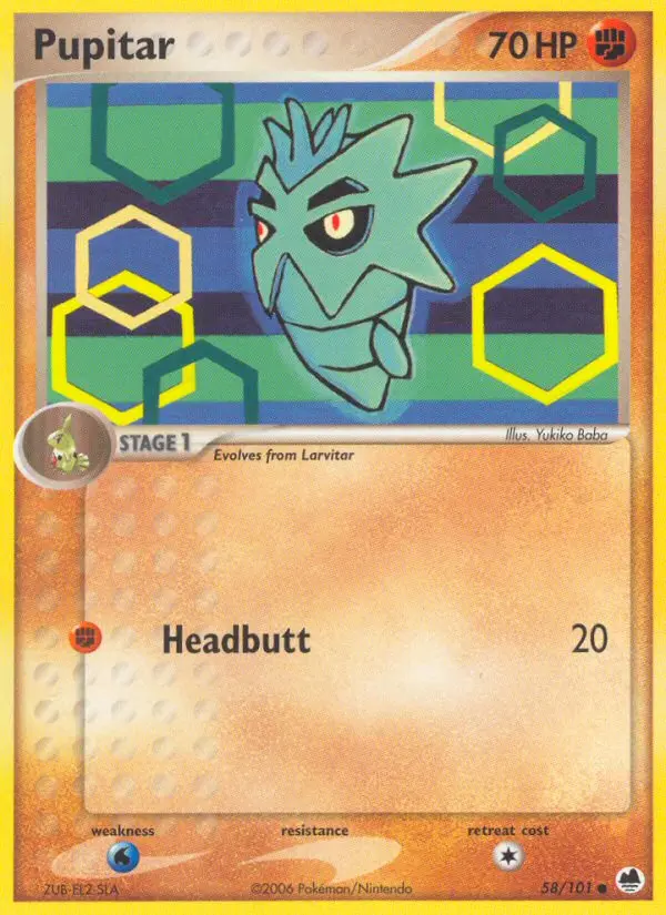 Pupitar card