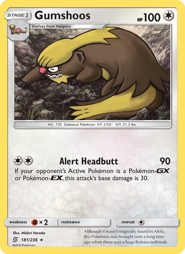 Gumshoos card