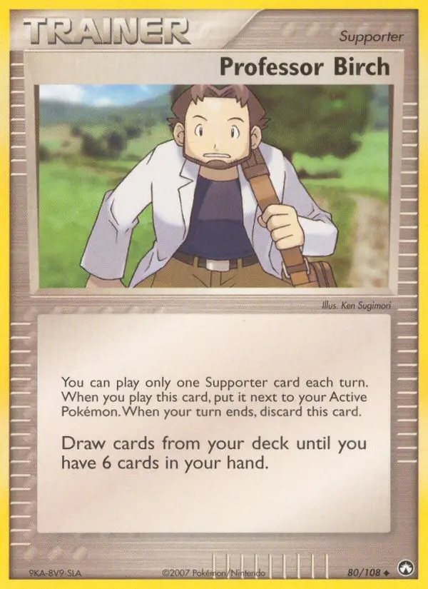 Professor Birch card