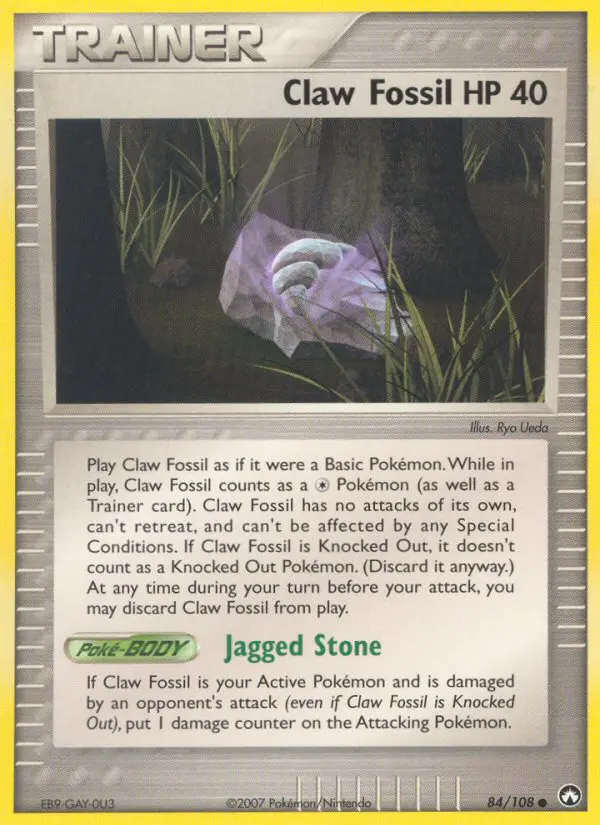 Claw Fossil card