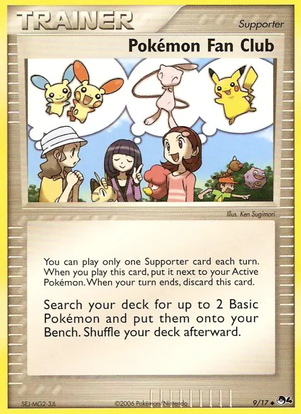 Pokémon Fan Club card