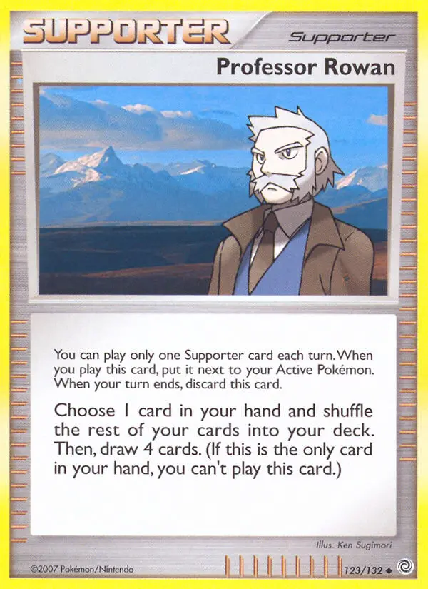Professor Rowan card