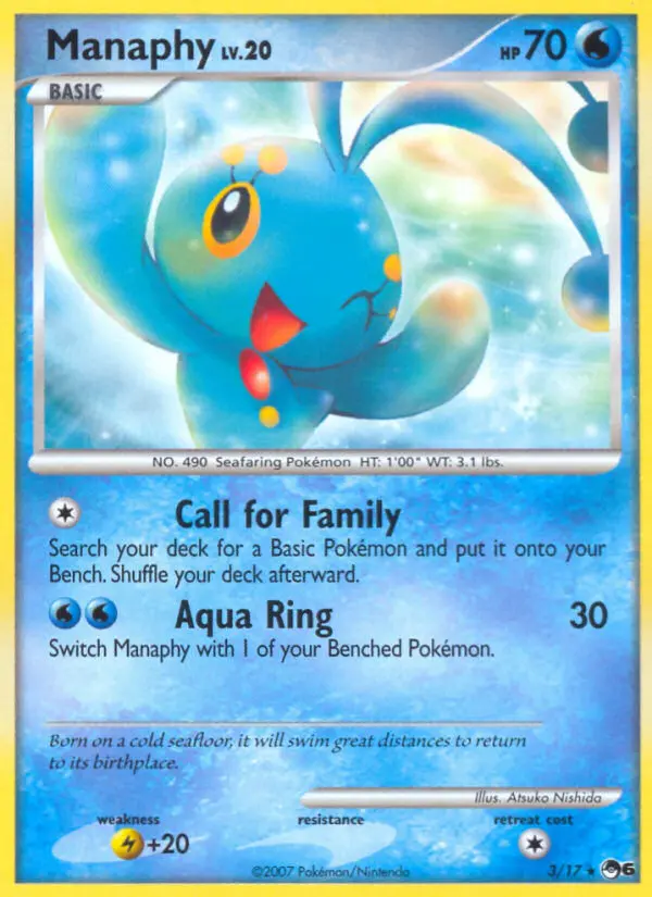 Manaphy card