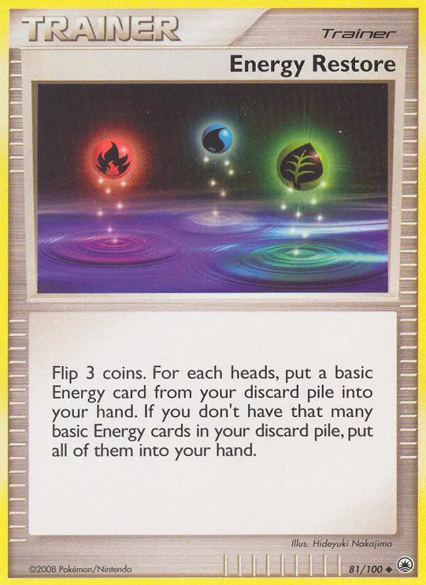 Energy Restore card