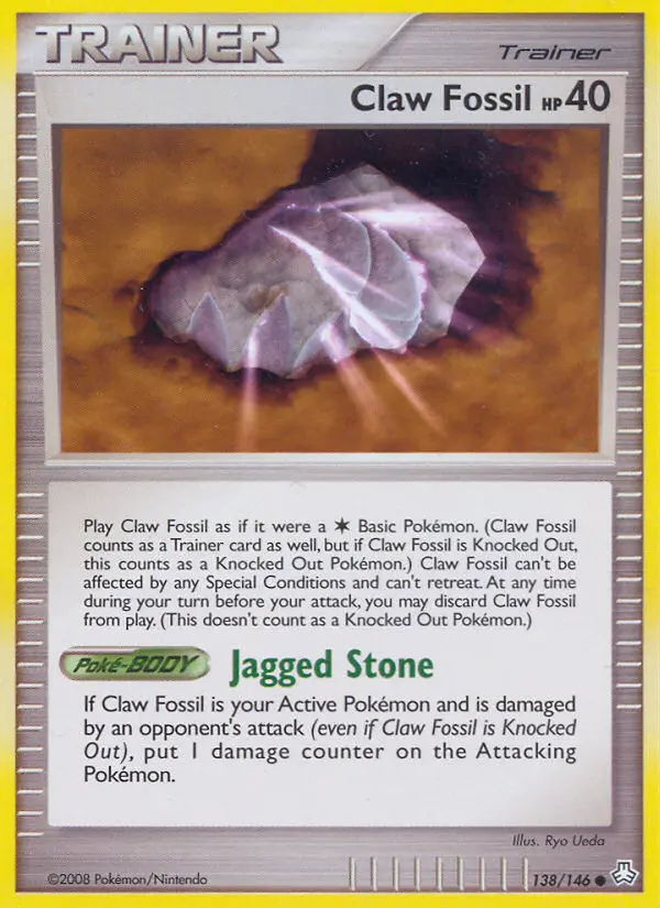 Claw Fossil card