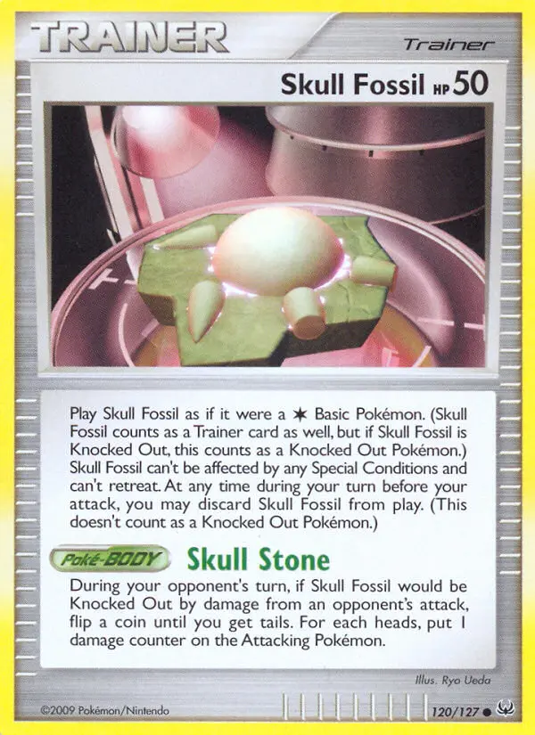 Skull Fossil card