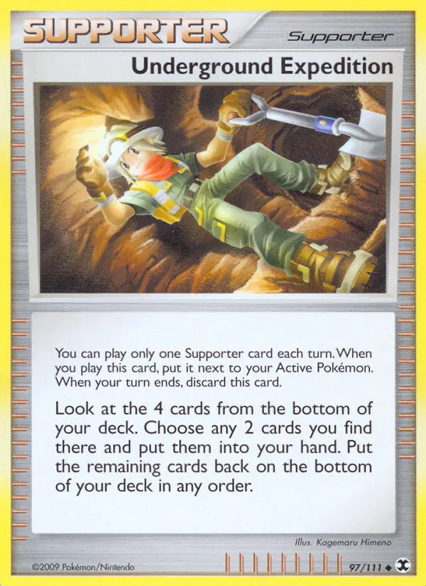 Underground Expedition card