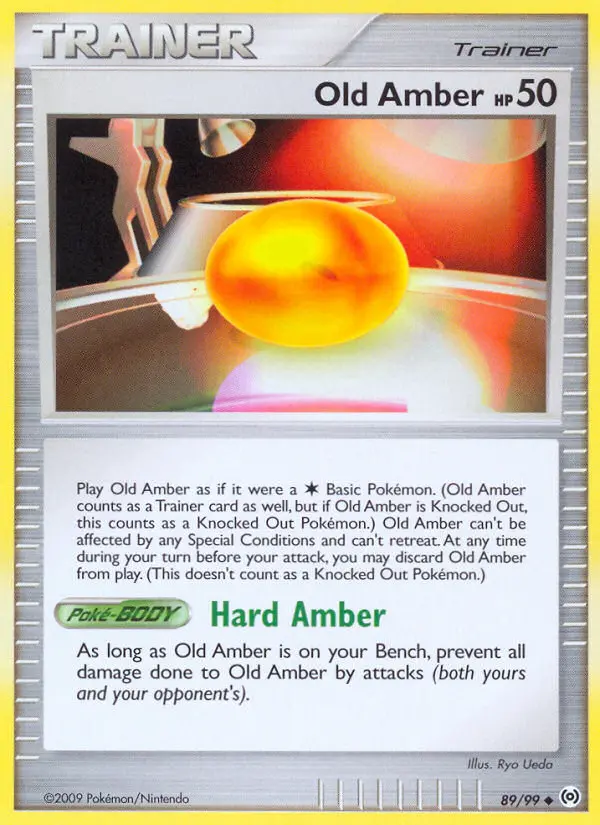 Old Amber card