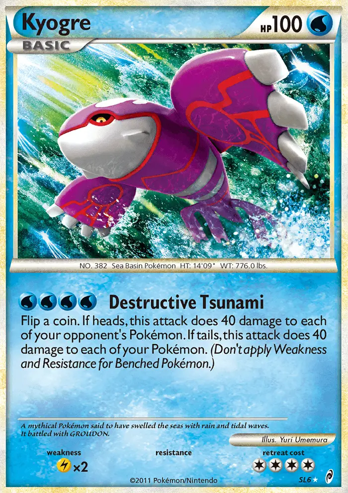 Kyogre card