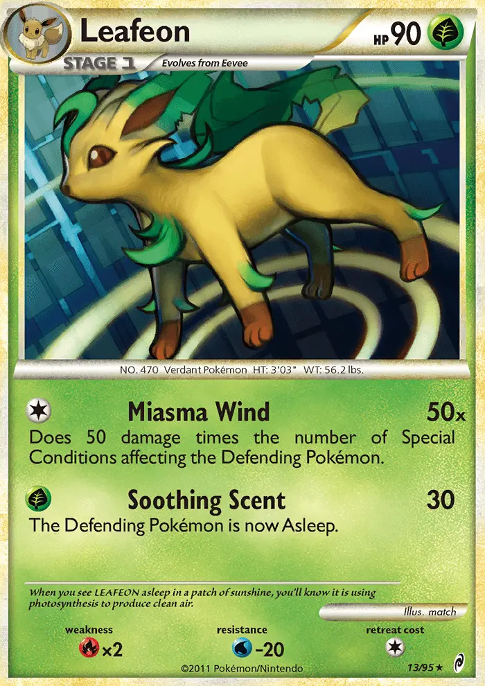 Leafeon card