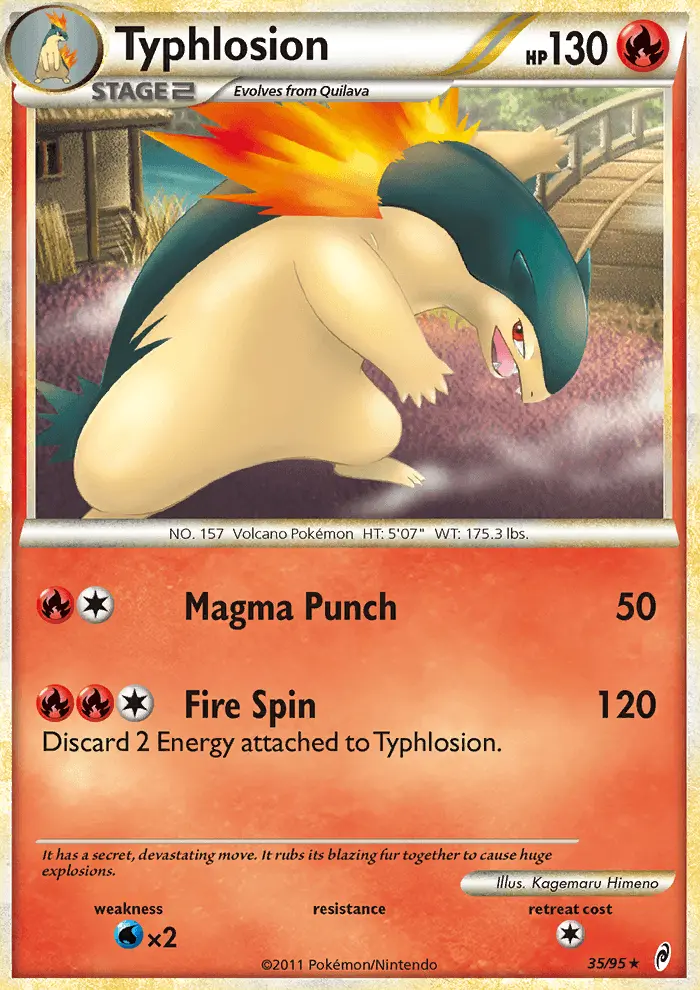 Typhlosion card