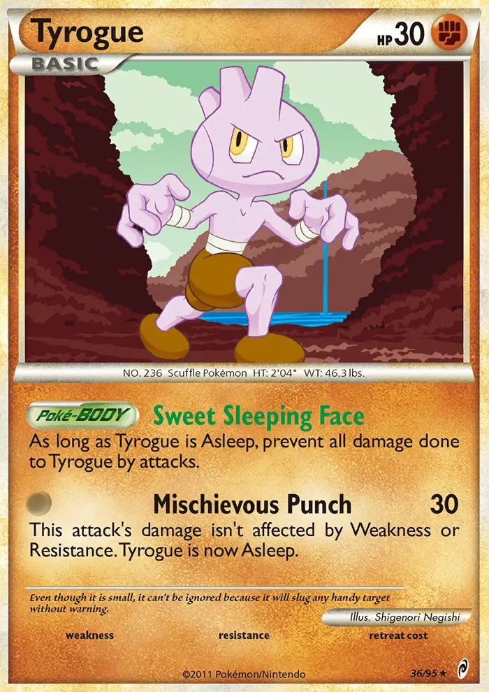 Tyrogue card