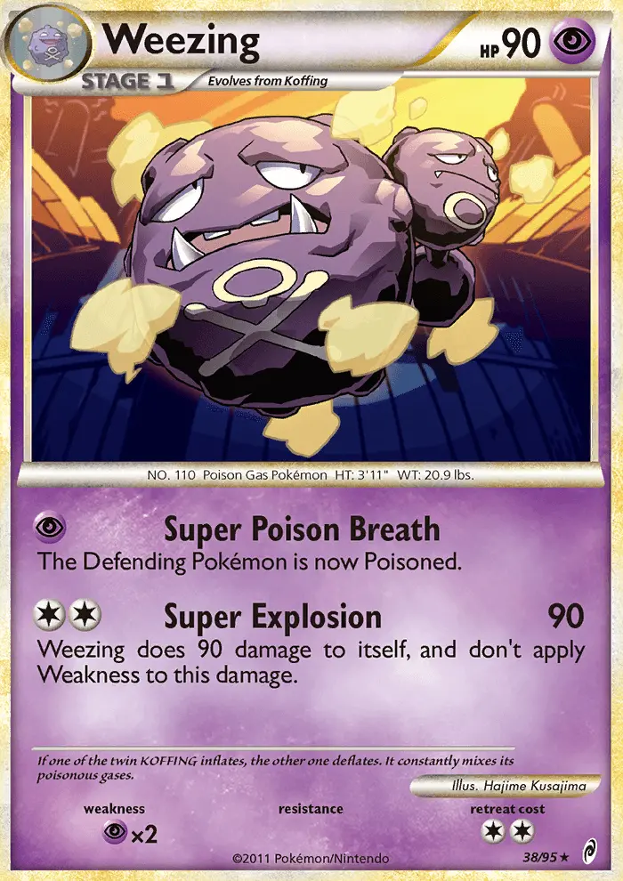 Weezing card