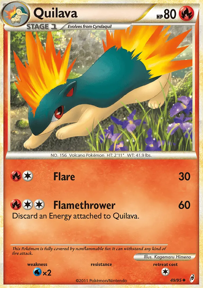 Quilava card
