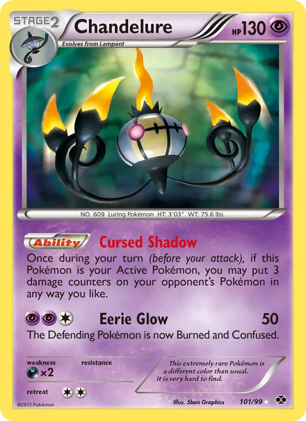 Chandelure card