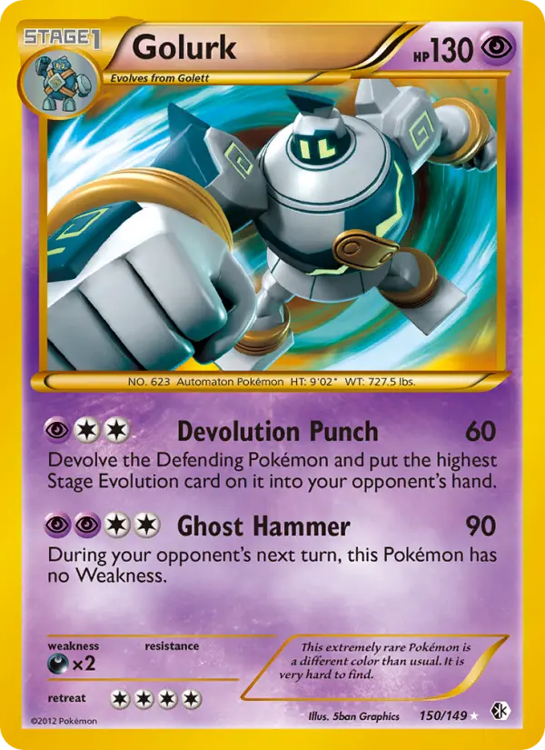Golurk card