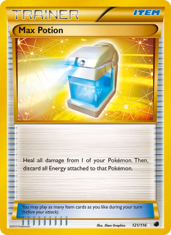 Max Potion card