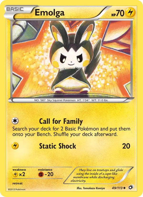 Emolga card