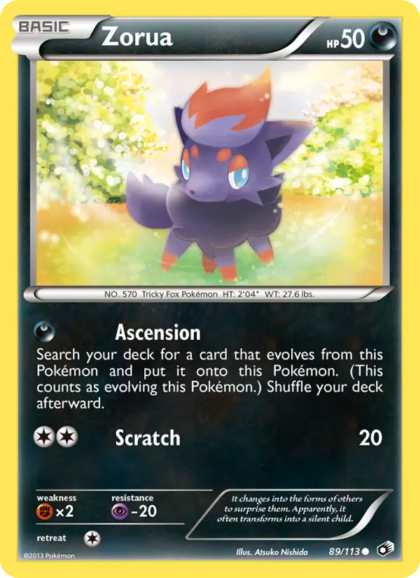 Zorua card