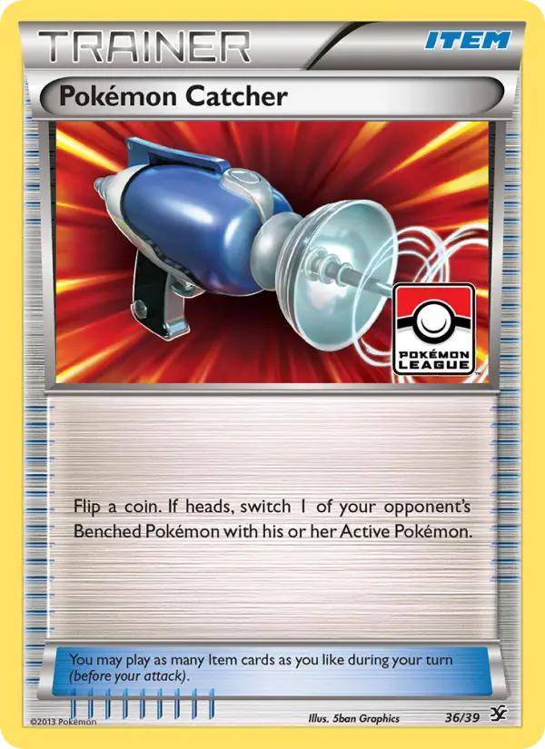 Pokémon Catcher card