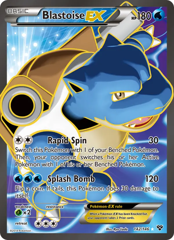 Blastoise EX card