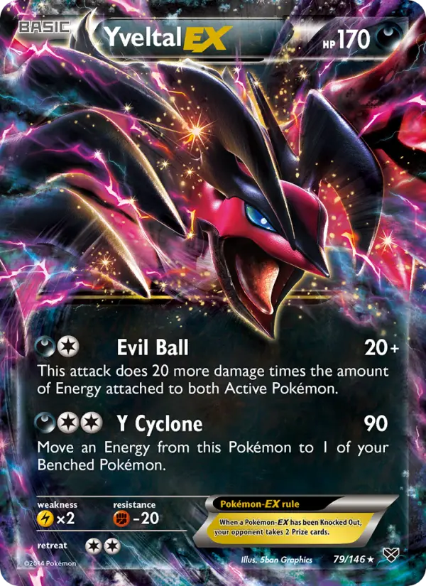 Yveltal EX card