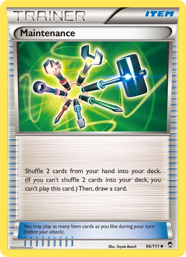 Maintenance card