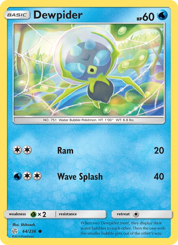 Dewpider card