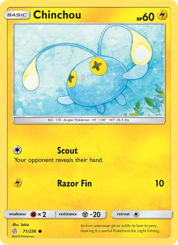 Chinchou card