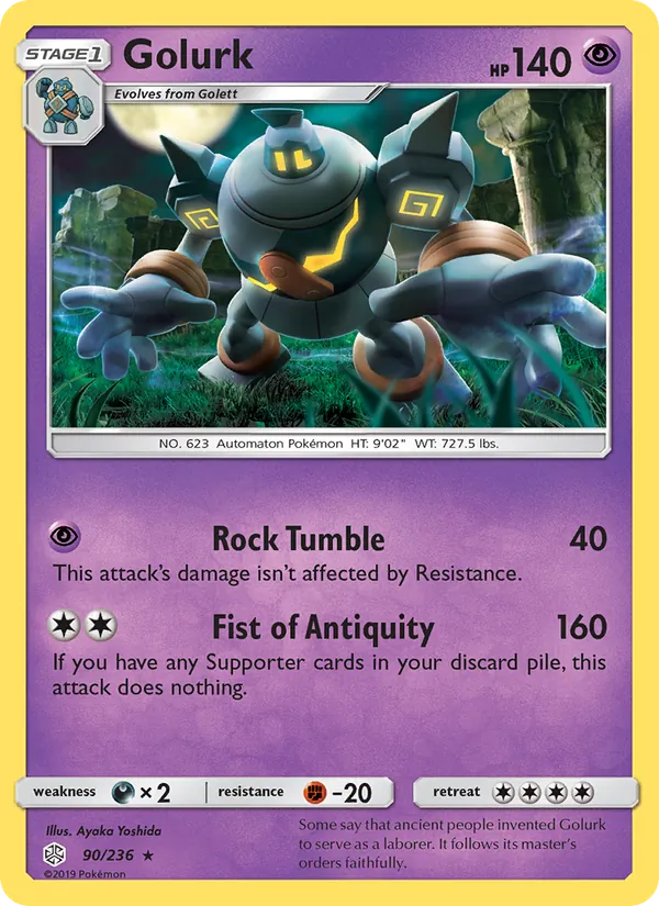 Golurk card