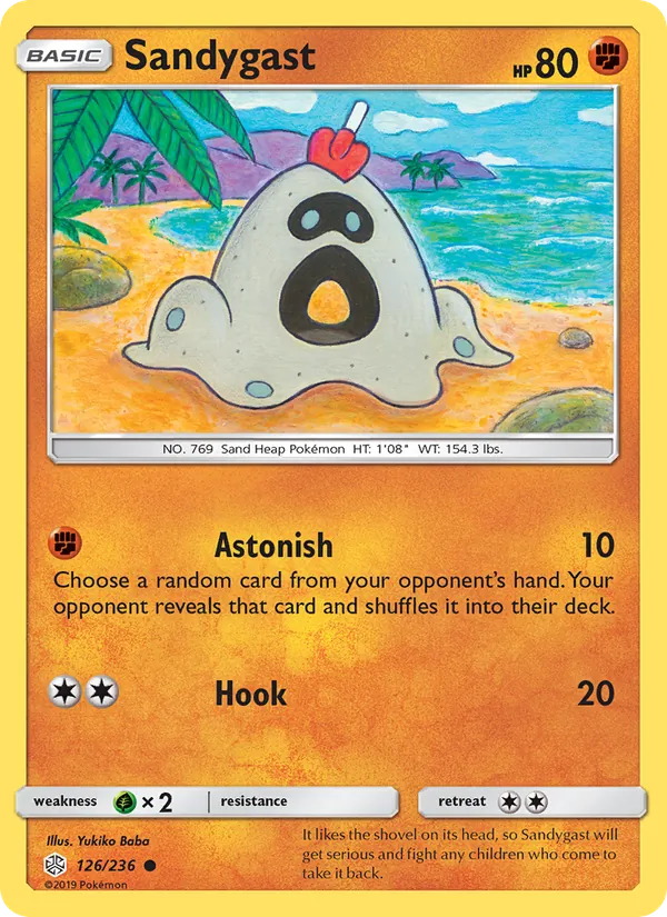Sandygast card
