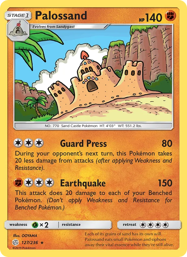 Palossand card