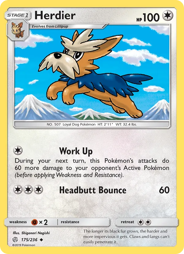 Herdier card