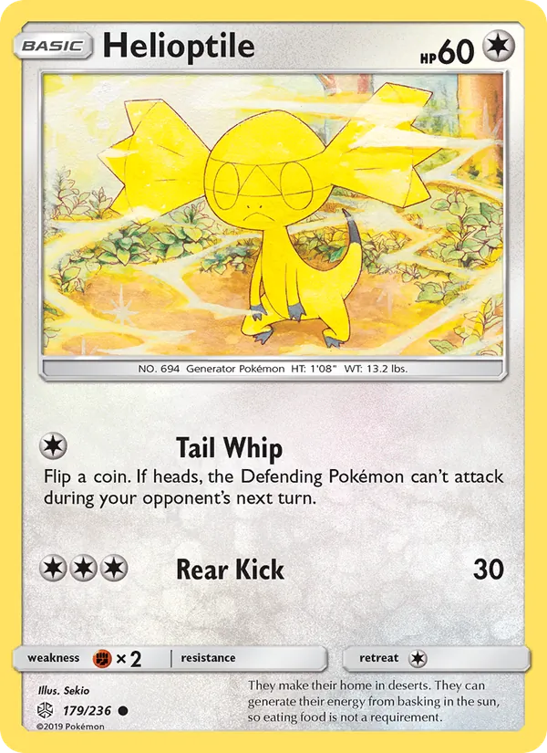Helioptile card