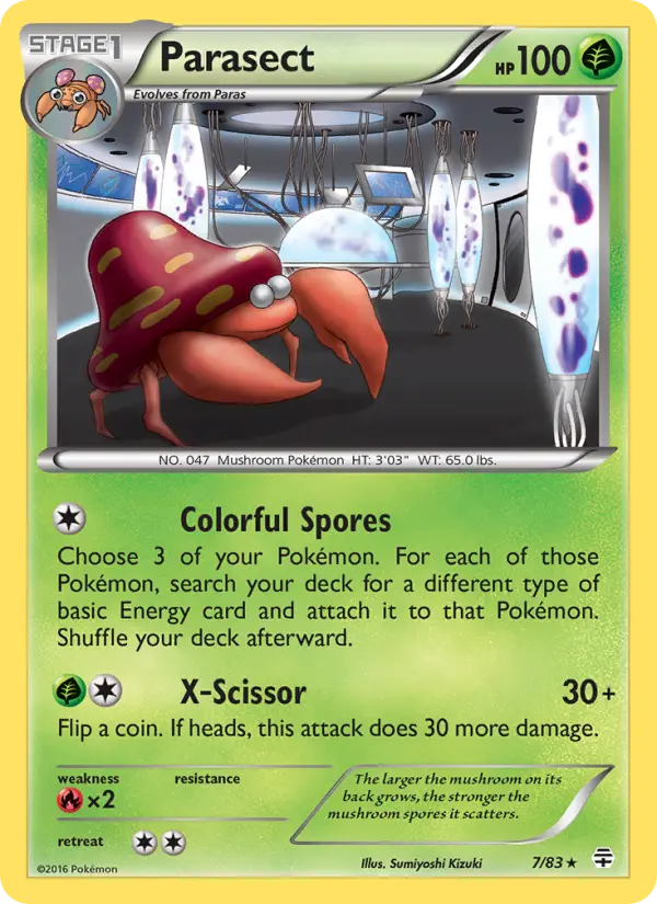 Parasect card