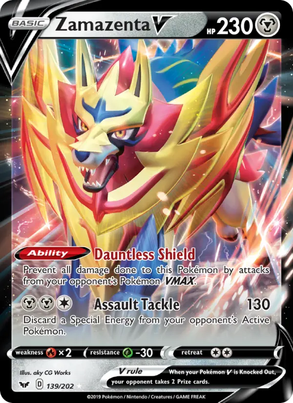 Zamazenta V card