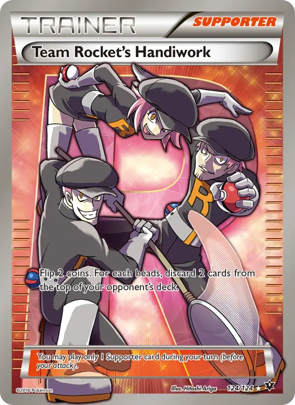 Team Rocket's Handiwork card