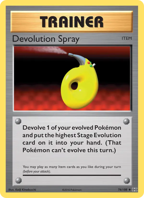 Devolution Spray card