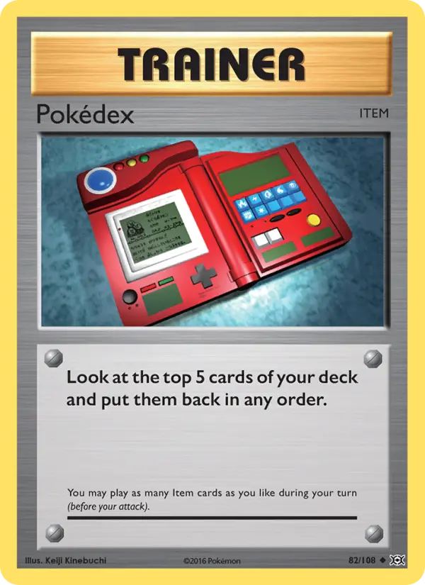 Pokédex card