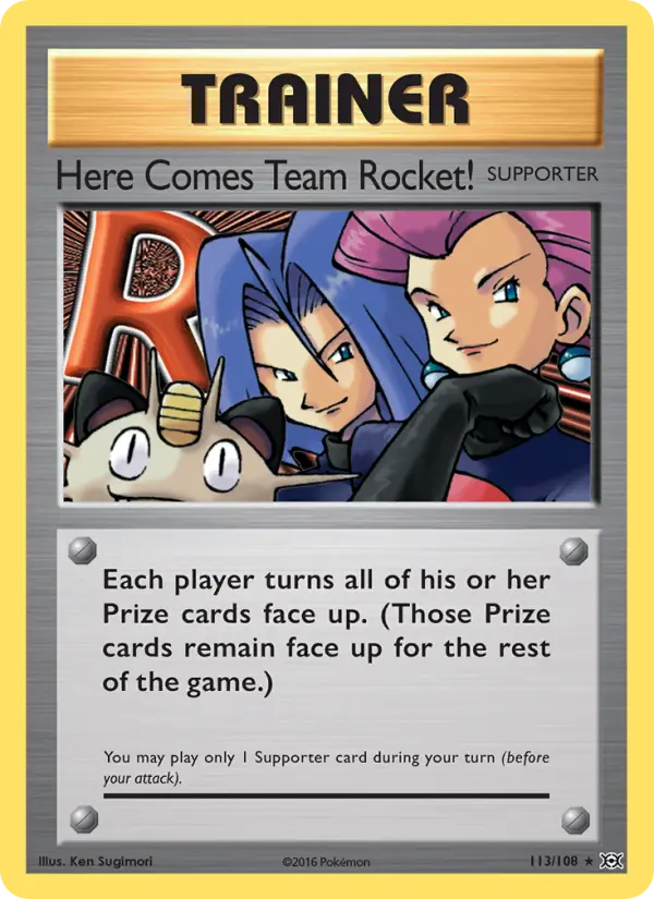 Here Comes Team Rocket! card