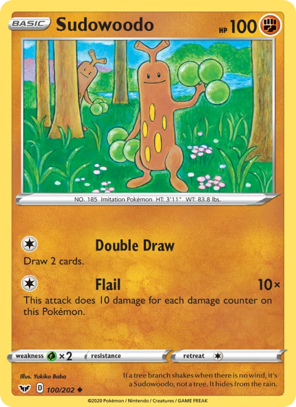 Sudowoodo card