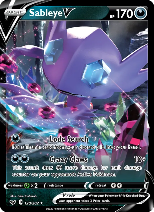 Sableye V card
