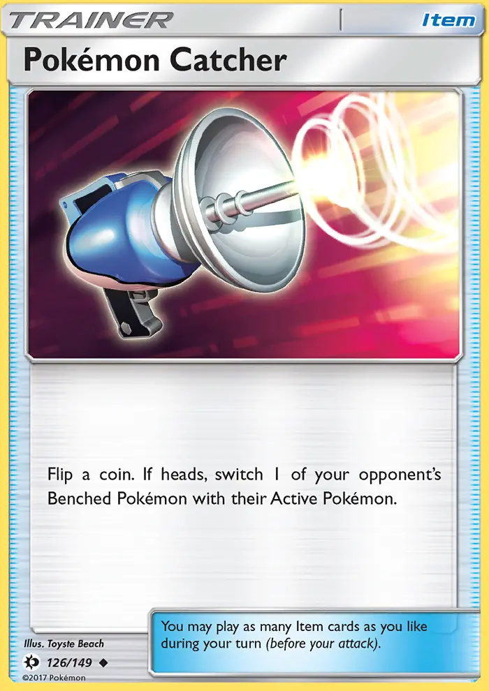 Pokémon Catcher card