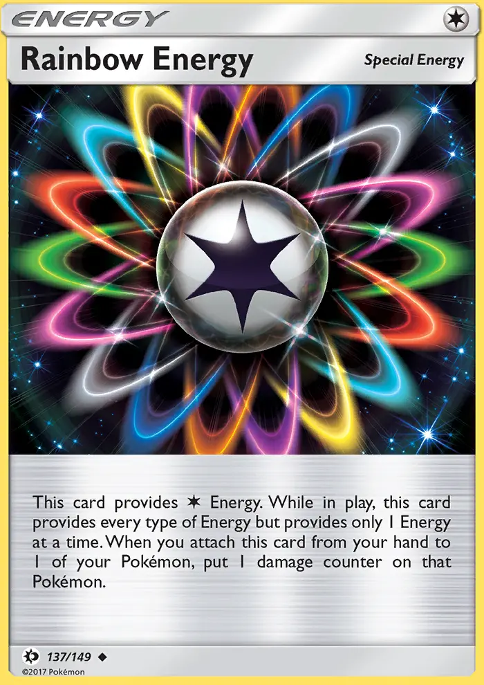 Rainbow Energy card