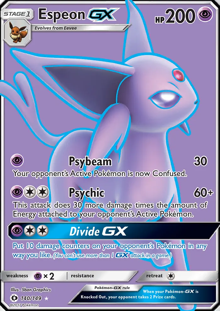 Espeon GX card