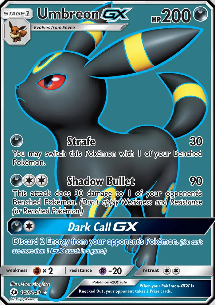 Umbreon GX card